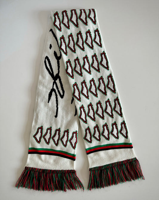 Palestine monogram scarf